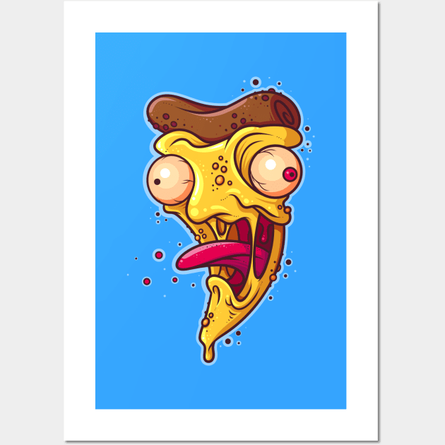 Pizza Scream Wall Art by ArtisticDyslexia